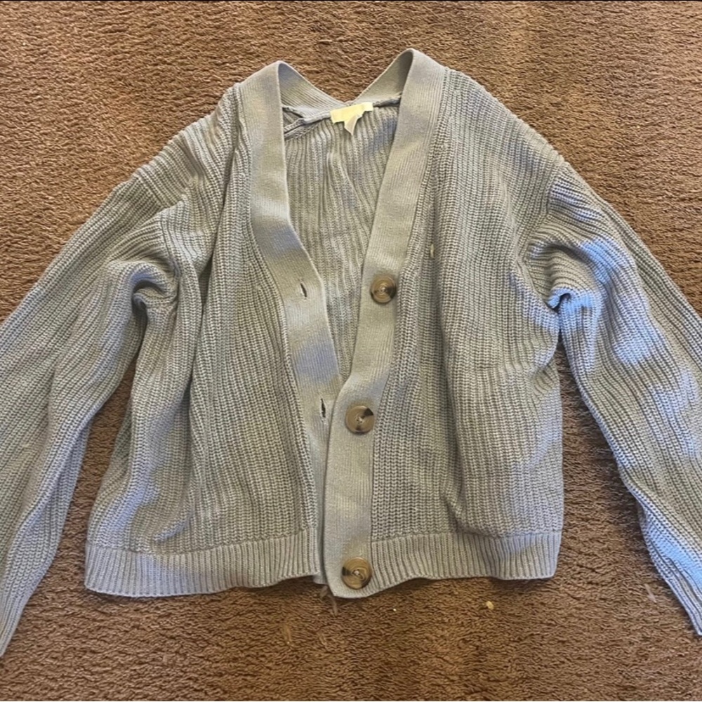 Blue Cardigan